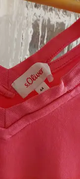 Vorschaubild 4 von Damen Top Trägertop Gr. 44 Pink Baumwolle gekreuzte Träger