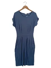 Vorschaubild 1 von Damen Freizeitkleid Gr. 36/S Blau Casual Viskose