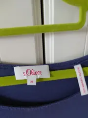 Vorschaubild 4 von Damen Freizeitkleid Gr. 36/S Blau Casual Viskose