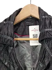 Vorschaubild 2 von Damen Leichte Jacke Gr. 46 Schwarz Modern Polyester