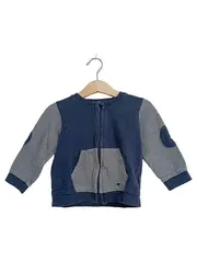 Vorschaubild 1 von Strickjacke Jungen Gr. 86 Blau Gestreift Cool Kid Reißverschluss