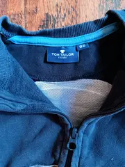 Vorschaubild 4 von Strickjacke Jungen Gr. 86 Blau Gestreift Cool Kid Reißverschluss