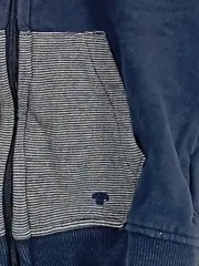 Vorschaubild 2 von Strickjacke Jungen Gr. 86 Blau Gestreift Cool Kid Reißverschluss