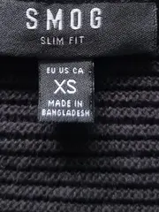 Vorschaubild 4 von Damen Pullover Gr. 34/XS Schwarz Rippstrick Casual