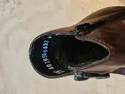 Vorschaubild 5 von Damen Stiefelette Gr. 39 Braun Casual Reißverschluss Boots