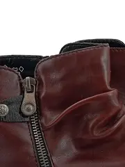 Vorschaubild 3 von Damen Stiefelette Gr. 39 Braun Casual Reißverschluss Boots