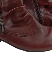 Vorschaubild 4 von Damen Stiefelette Gr. 39 Braun Casual Reißverschluss Boots