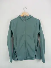 Vorschaubild 2 von Damen Trainingsjacke Kapuzenjacke Gr. 38 Türkis Sportlich