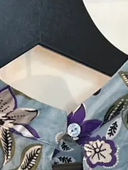 Vorschaubild 3 von Damen Bluse 40 L Blumenmuster Mehrfarbig Casual Viskose