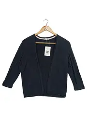 Vorschaubild 1 von Damen Strickjacke Schwarz Gr. 34/XS Klassisch Cardigan