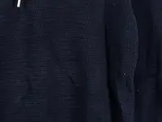 Vorschaubild 3 von Herren Kapuzenpullover Hoodie Blau M Strukturmuster Casual Baumwolle