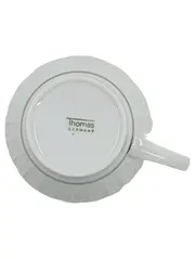 Vorschaubild 2 von Thomas Germany Porzellan Tasse Weiß Klassisch Strukturmuster 250ml