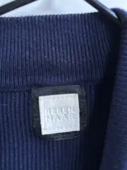 Vorschaubild 5 von Strickkleid Damen Gr. 36 Dunkelblau Midikleid Langarm