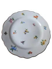 Vorschaubild 1 von Mirabell Essteller Weiß Porzellan Blumenmuster 13cm