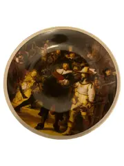 Vorschaubild 1 von Sammelteller Rembrandt Nachtwache Porzellan Grafisch 19,5cm