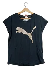 Vorschaubild 1 von Damen Sport Shirt Gr. 34/XS Schwarz Logo Glitzer Dry Fit
