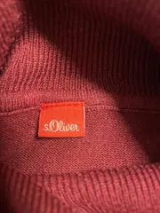 Vorschaubild 3 von Damen Pullover Rollkragen Langarm Rot Gr. 34 XS Basic