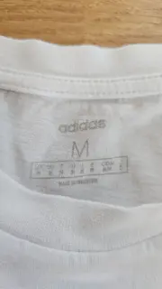 Vorschaubild 5 von Herren T-Shirt Weiß Gr. M Sportlich Baumwolle