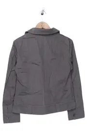 Vorschaubild 2 von Damen Blazer Gr. 38 Grau Business Elegant Baumwolle Jacke