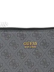 Vorschaubild 3 von Damen Umhängetasche Grau Logo-Print Modern Schultertasche