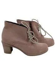 Vorschaubild 1 von Damen Stiefeletten Gr. 40 Braun Schnürstiefelette