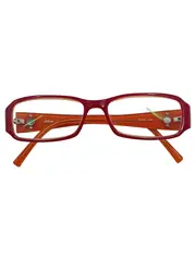 Vorschaubild 2 von Damen Brillengestell Rot Orange Kunststoff 53-16-135