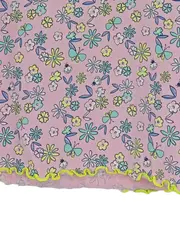 Vorschaubild 5 von Mädchen T-Shirt Gr. 74 Rosa Blumenmuster Kurzarm Casual