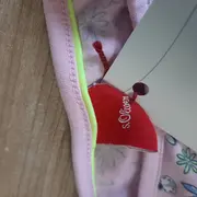 Vorschaubild 2 von Mädchen T-Shirt Gr. 74 Rosa Blumenmuster Kurzarm Casual