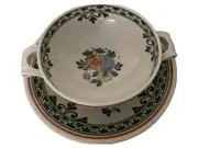 Vorschaubild 1 von Alt Amsterdam Suppentasse mit Untertasse Porzellan Weiß Blumen