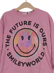 Vorschaubild 2 von Mädchen Langarmshirt Smiley World Rosa Gr. 122 Baumwolle