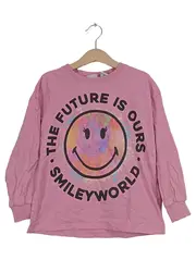 Vorschaubild 1 von Mädchen Langarmshirt Smiley World Rosa Gr. 122 Baumwolle