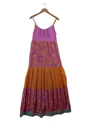 Vorschaubild 1 von Sommerkleid Maxikleid Damen Lila Paisley 40 L