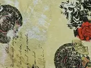 Vorschaubild 2 von Damen T-Shirt Rosenmuster Beige Gr. 38/M Feminin