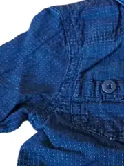 Vorschaubild 4 von Hemdbluse Baby Junge Langarm Baumwolle Blau Gr. 62
