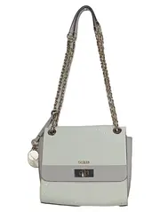 Vorschaubild 1 von Damen Umhängetasche Weiß Grau Kettenschulterriemen Elegant