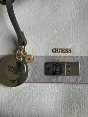 Vorschaubild 2 von Damen Umhängetasche Weiß Grau Kettenschulterriemen Elegant