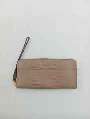 Vorschaubild 5 von Damen Geldbörse Beige Schlangenmuster Reißverschluss Portemonnaie 22x11cm