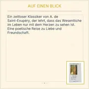 Vorschaubild 2 von Der kleine Prinz Antoine de Saint-Exupery Taschenbuch Deutsch Klassiker