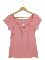 Vorschaubild 1 von Damen T-Shirt Rosa Gr. S Kurzarm Casual
