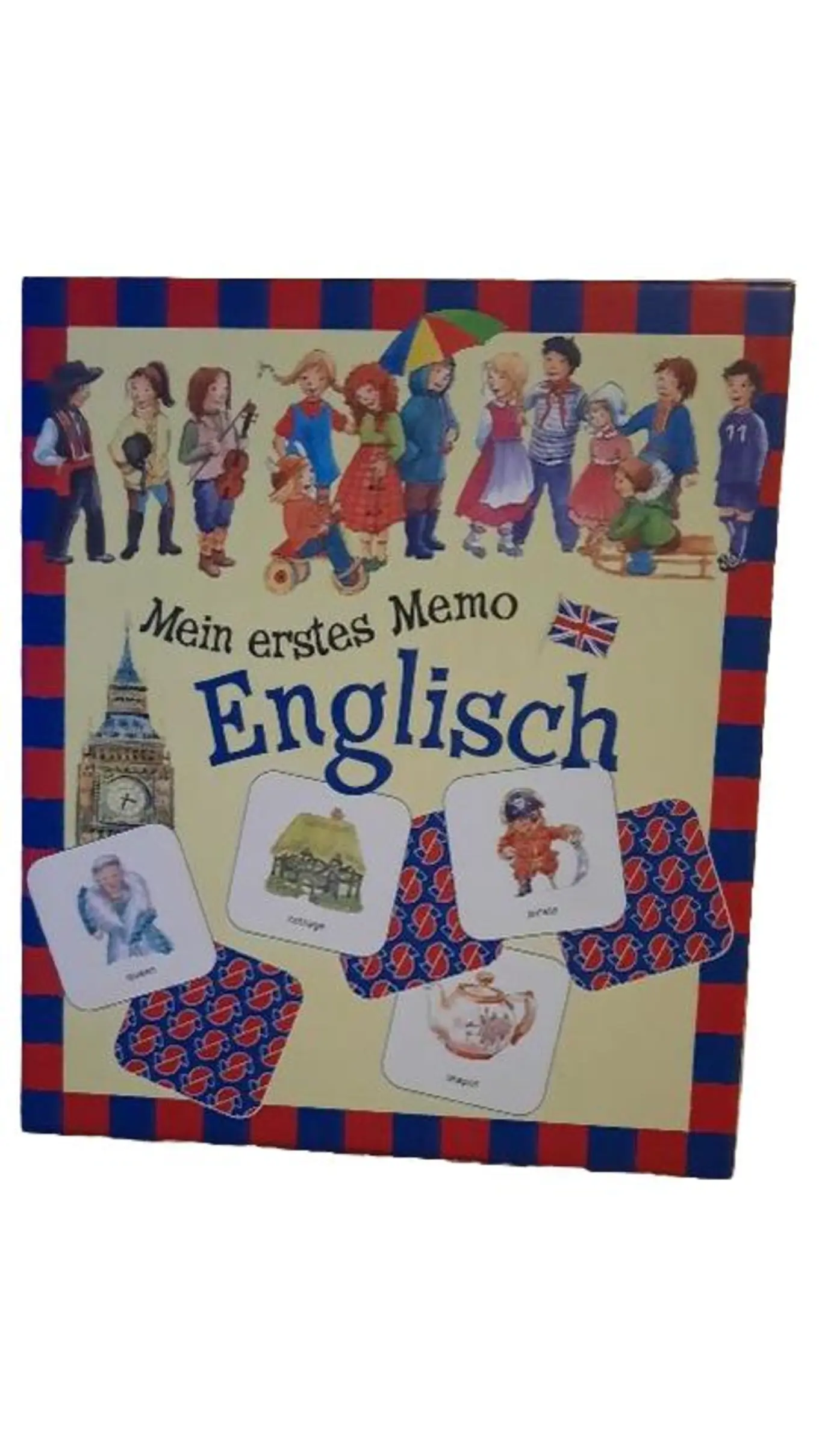 MARKENLOS Mein erstes Memo Englisch Lernspiel Kinder Memory Sprachlernen