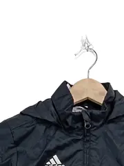 Vorschaubild 5 von Kinder Trainingsjacke Schwarz Gr. 116 Sport Kapuze Reißverschluss