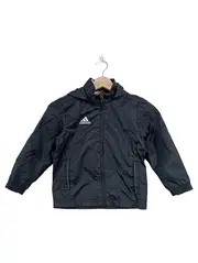 Vorschaubild 1 von Kinder Trainingsjacke Schwarz Gr. 116 Sport Kapuze Reißverschluss