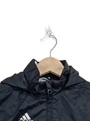 Vorschaubild 3 von Kinder Trainingsjacke Schwarz Gr. 116 Sport Kapuze Reißverschluss