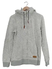 Vorschaubild 1 von Herren Kapuzenpullover Grau M Full Zip Hoodie Casual