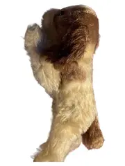 Vorschaubild 1 von Hund liegend Baby Kuscheltier Stofftier Plüschtier Braun 8cm