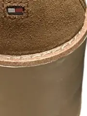 Vorschaubild 6 von Damen Stiefelette Leder Braun Gr. 38 Blockabsatz Schnürung