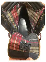 Vorschaubild 9 von Damen Stiefelette Leder Braun Gr. 38 Blockabsatz Schnürung