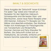 Vorschaubild 3 von Für jeden Tag Zeitschrift 8/2012 Tim Mälzer Rezepte Kuchen