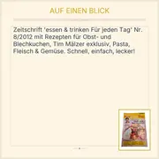 Vorschaubild 2 von Für jeden Tag Zeitschrift 8/2012 Tim Mälzer Rezepte Kuchen