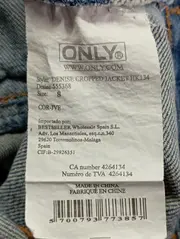 Vorschaubild 4 von Damen Jeansjacke Gr. 36/S Blau Cropped Denim